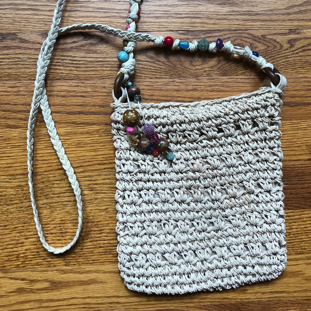 Cappelli Crochet Crossbody Purse